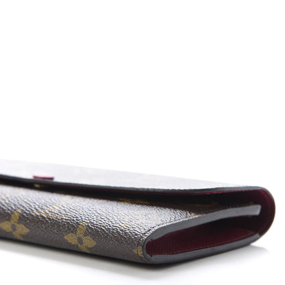 Louis Vuitton Monogram Emilie Wallet Fuchsia 7 of 9