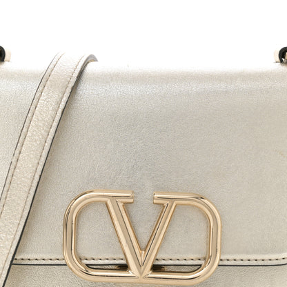 Valentino Garavani Metallic Calfskin Small VSling Shoulder Bag Gold 7 of 14