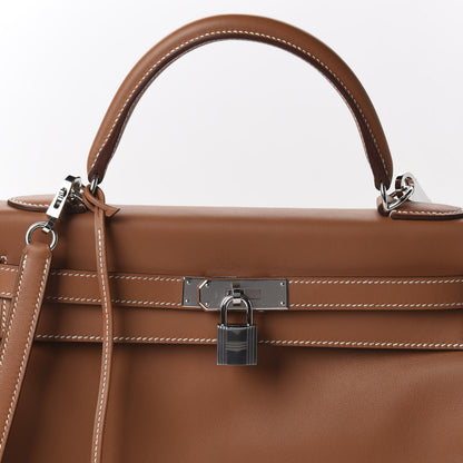 Hermes Swift Kelly 32 Retourne Gold 9 of 10