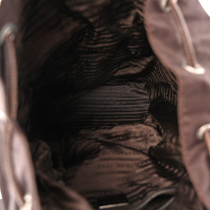 Prada Nylon Vela Saffiano Medium Backpack Ebano 5 of 17