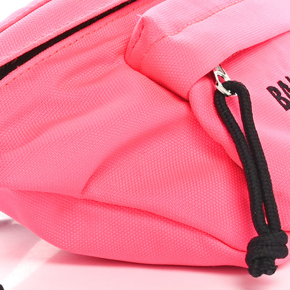Balenciaga Textured Sport Nylon Logo Wheel Belt Bag Acid Pink 9 of 9