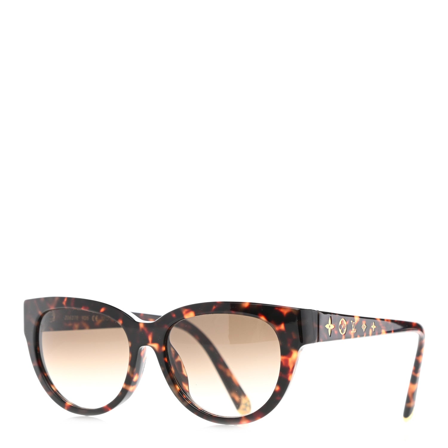 Louis Vuitton Acetate Monogram Obsession Sunglasses Z0627E Tortoise 1 of 8