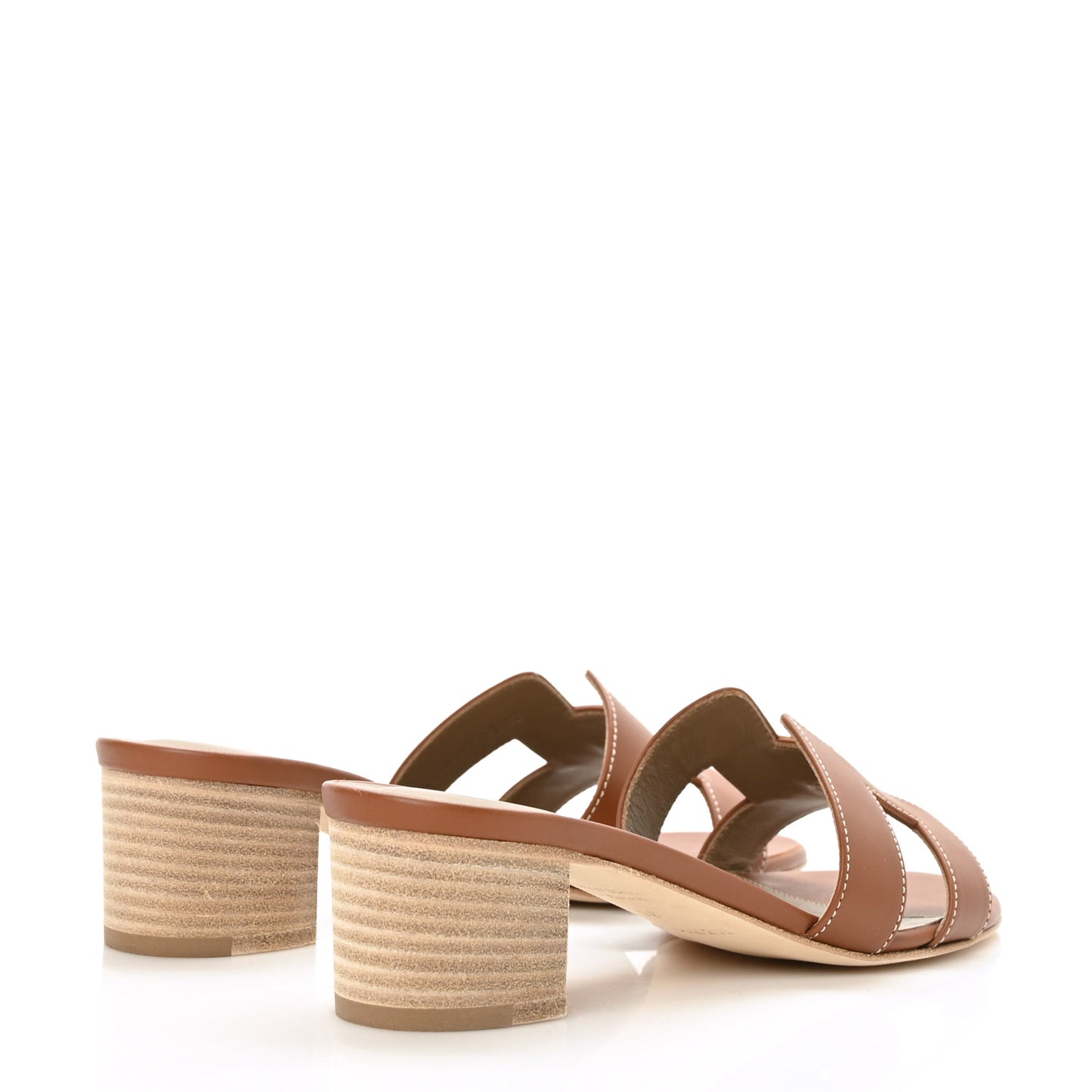 Calfskin Oasis Sandals 36 Gold
