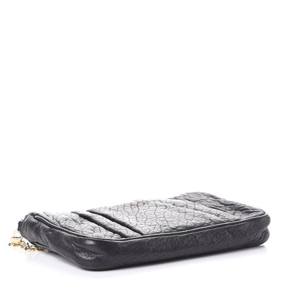 Fendi Crinkled Lambskin Mia Pochette Black 4 of 9