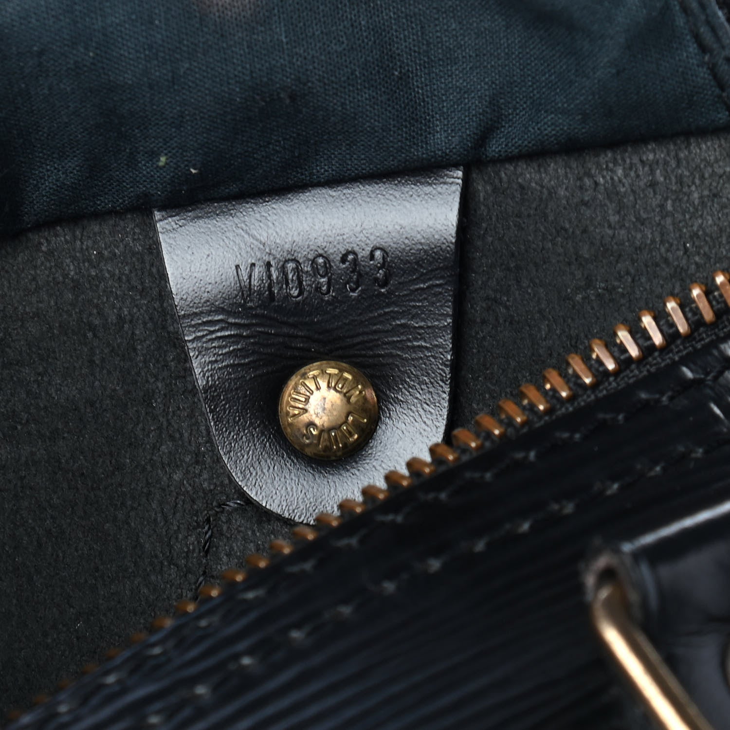 Louis Vuitton Epi Speedy 25 Black 8 of 9