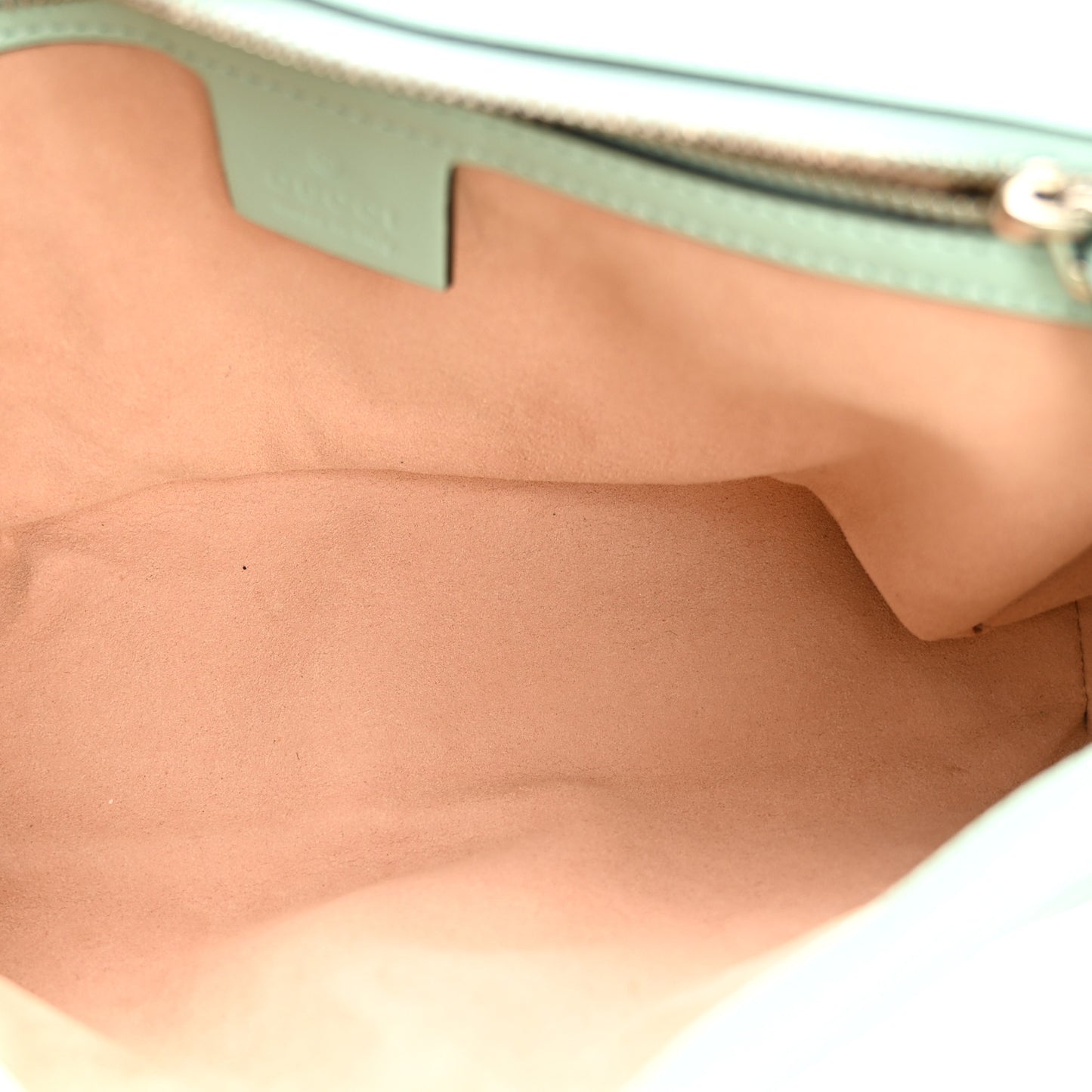 Calfskin Matelasse Small GG Marmont Shoulder Bag Water Green
