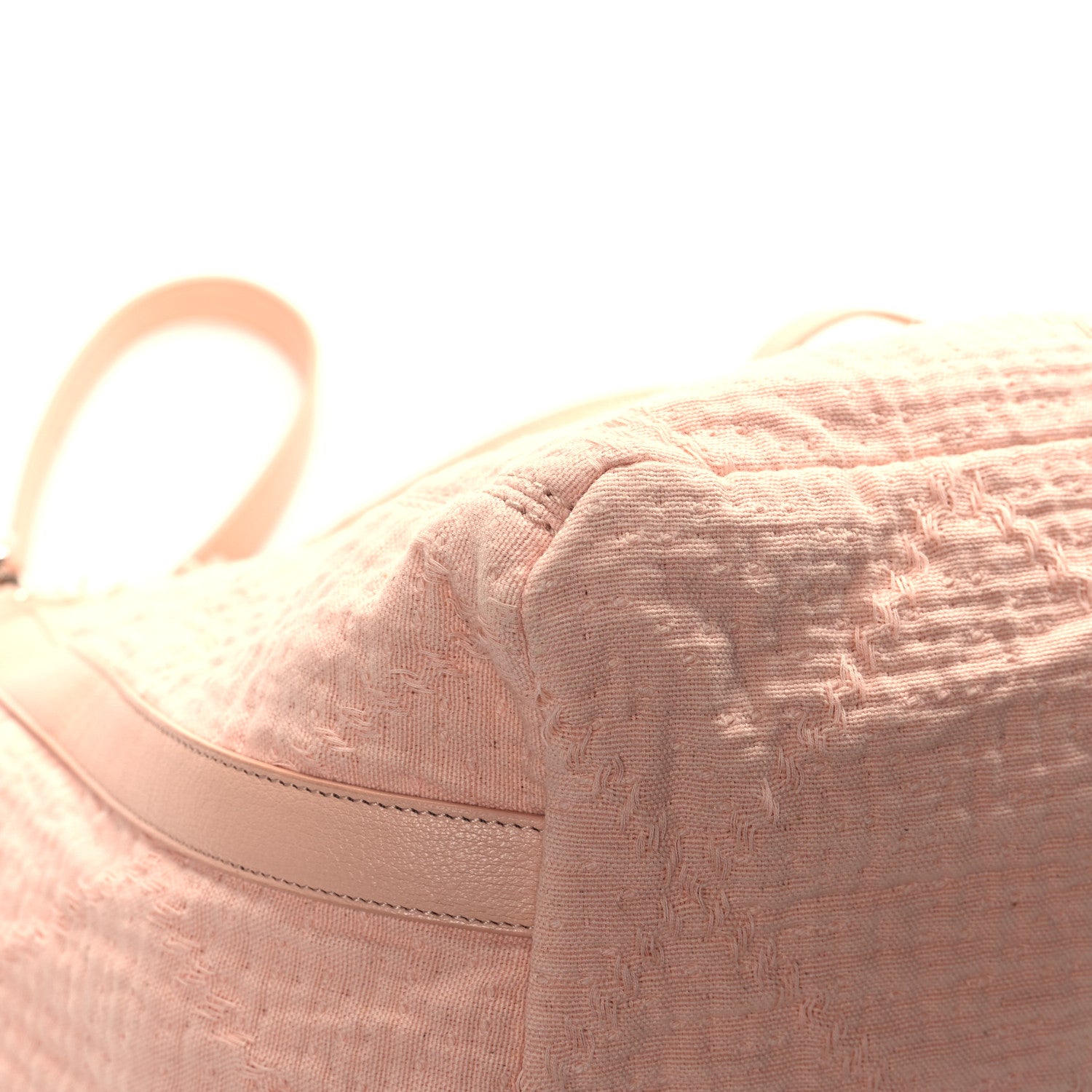 Chanel Canvas Small Double Face Tote Light Pink 9 of 12