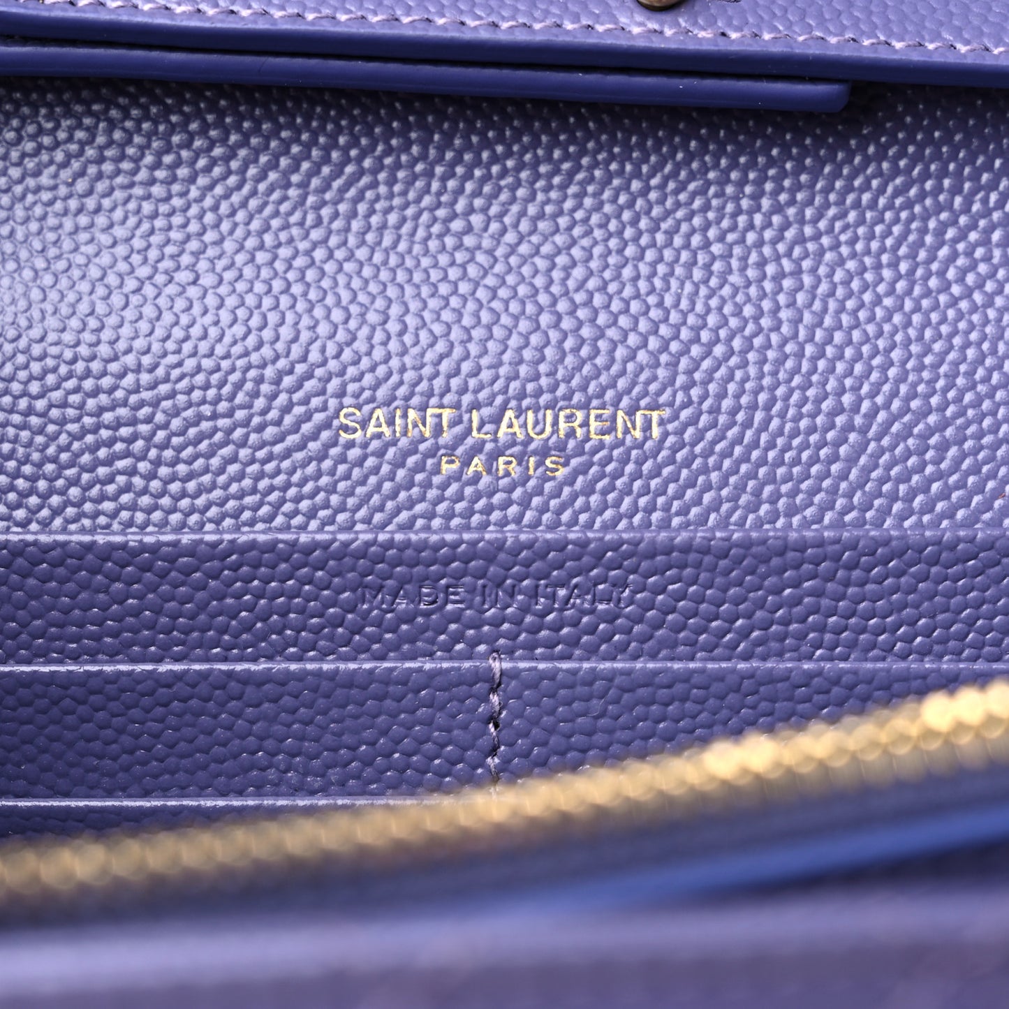 Grain De Poudre Mixed Matelasse Triquilt Monogram Chain Wallet Mauve