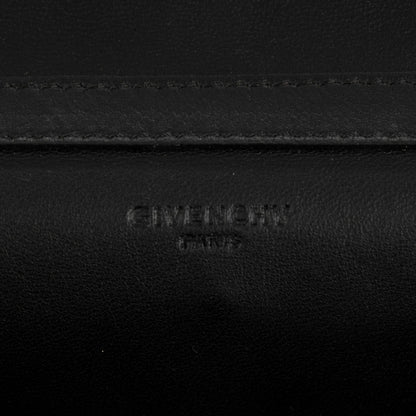 Givenchy Calfskin Cross Embellished Pandora Chain Wallet Black 6 of 6