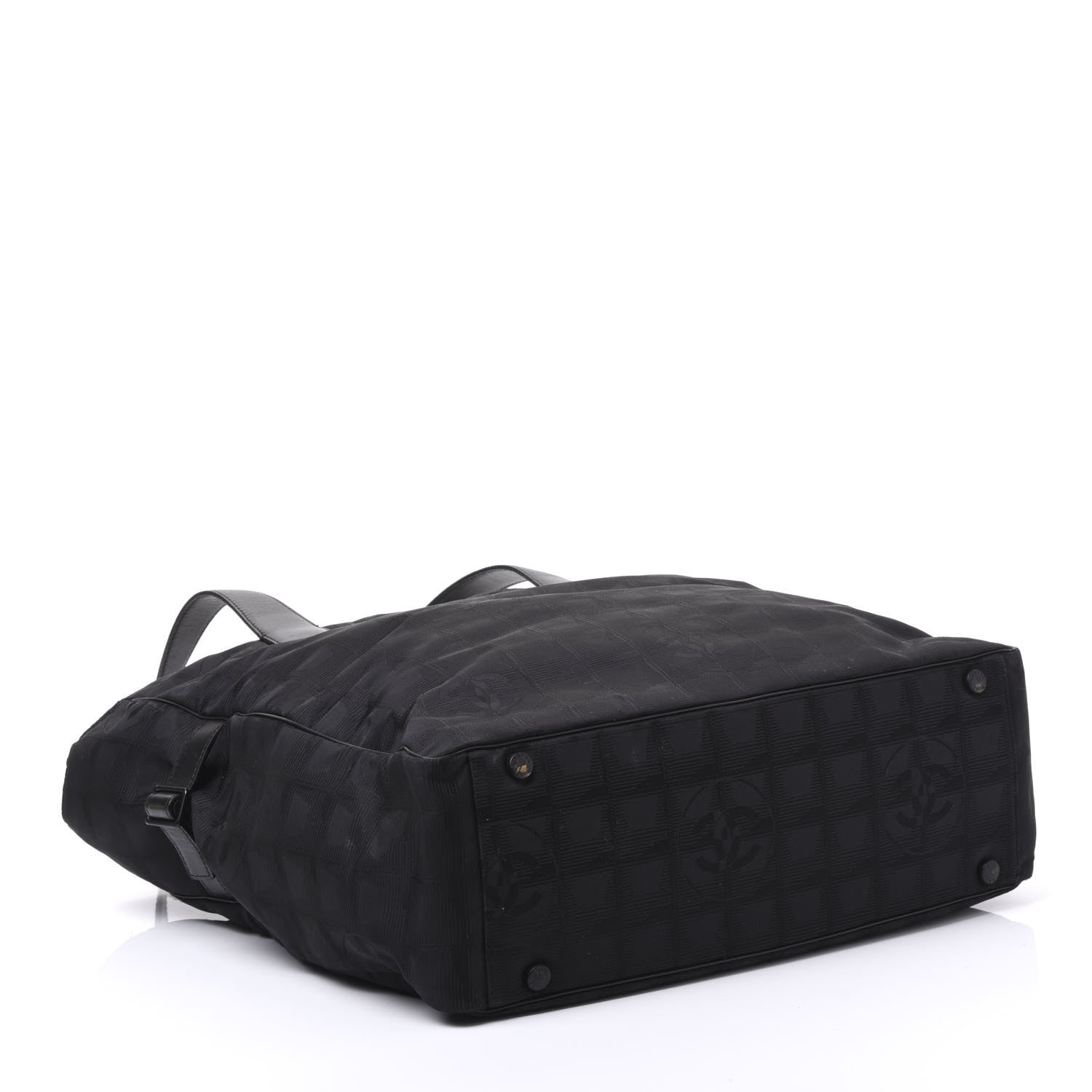 Chanel Nylon Large Travel Tote Black 3 of 11