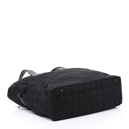 Chanel Nylon Large Travel Tote Black 3 of 11