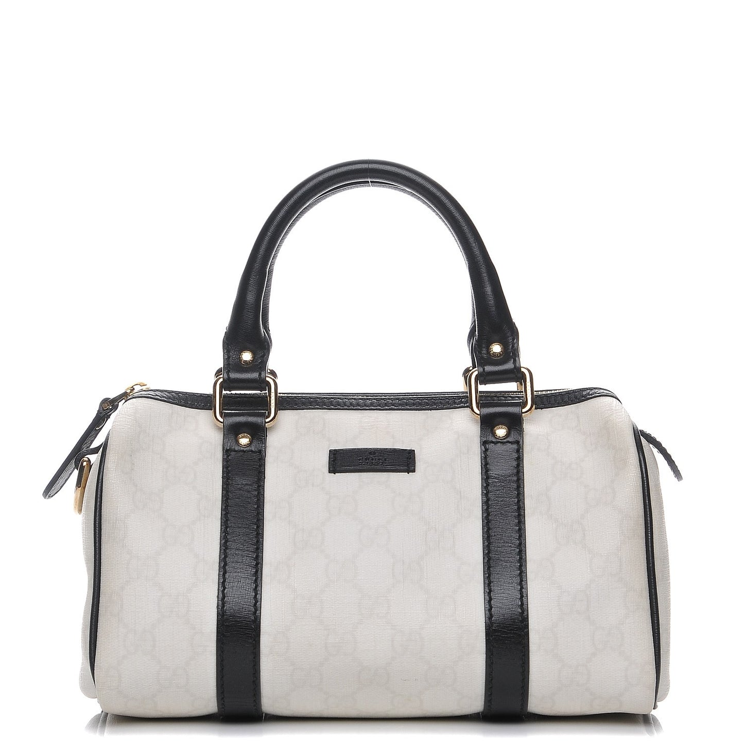 GG Plus Monogram Small Joy Boston White Black