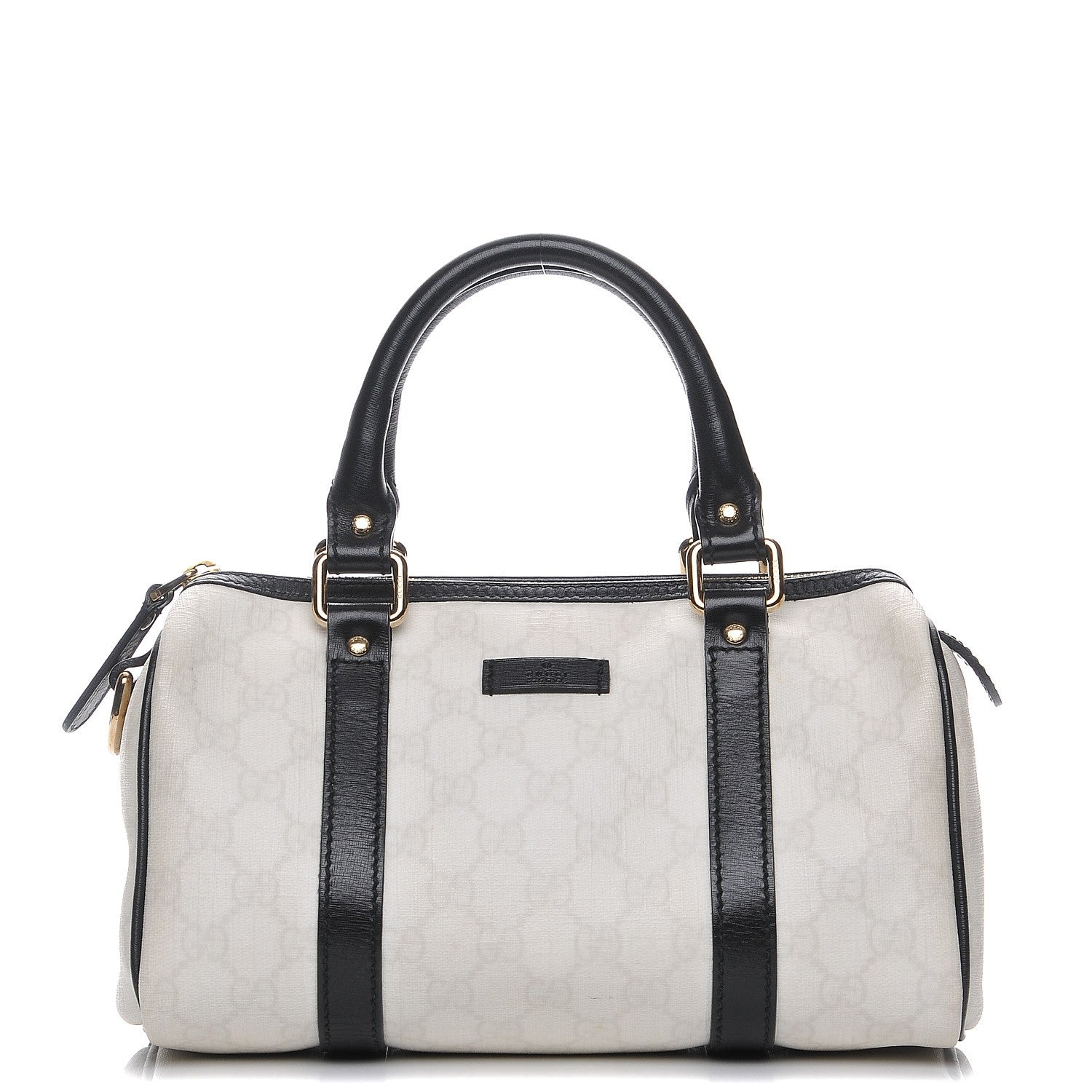 Gucci GG Plus Monogram Small Joy Boston White Black 1 of 7