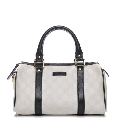 Gucci GG Plus Monogram Small Joy Boston White Black 1 of 7