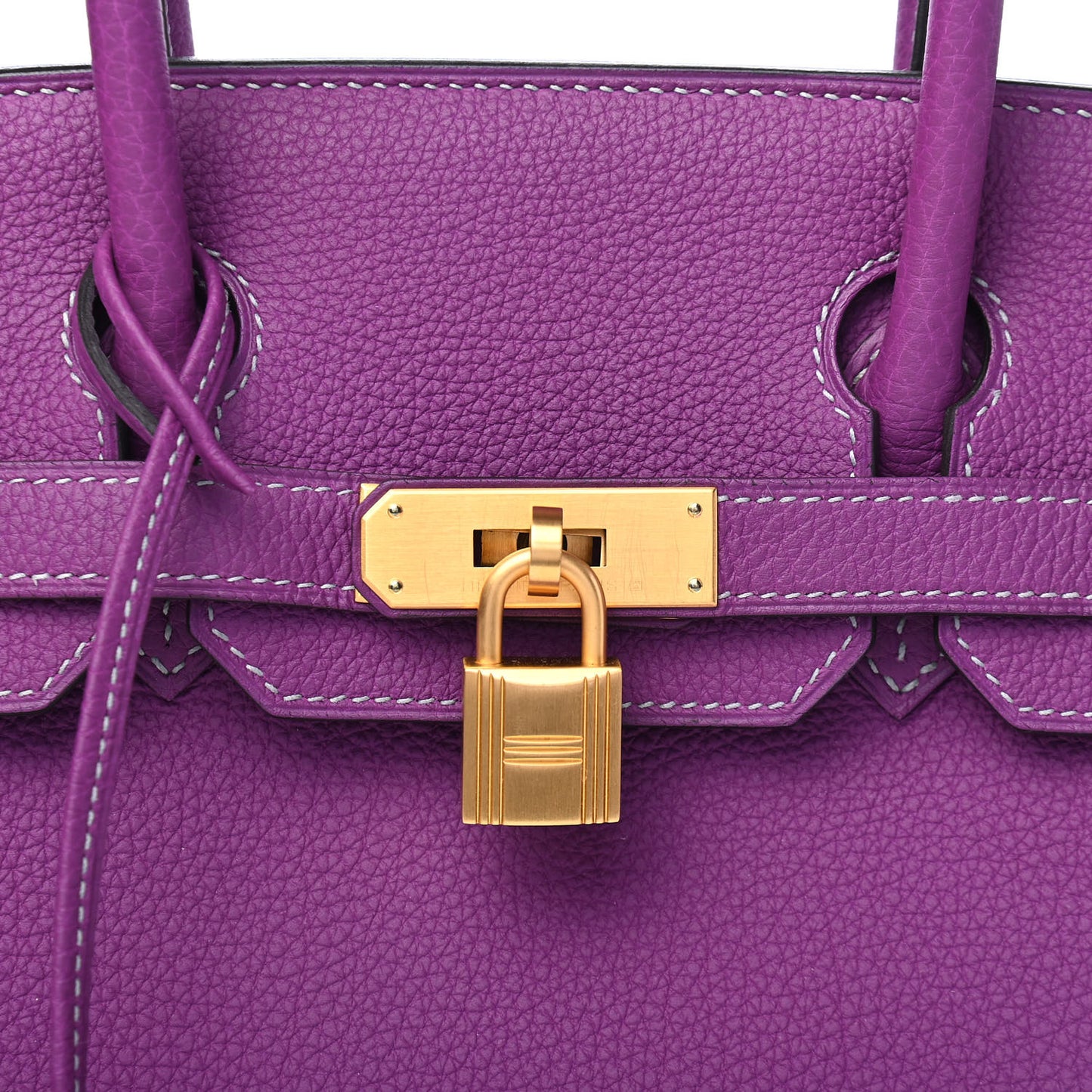 Togo Horseshoe Birkin 30 Anemone Gris Mouette