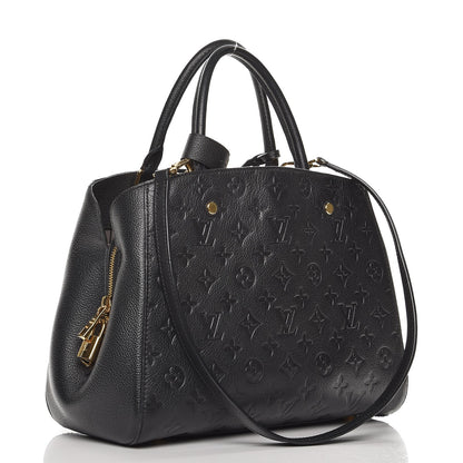 Louis Vuitton Empreinte Montaigne MM Black 4 of 8