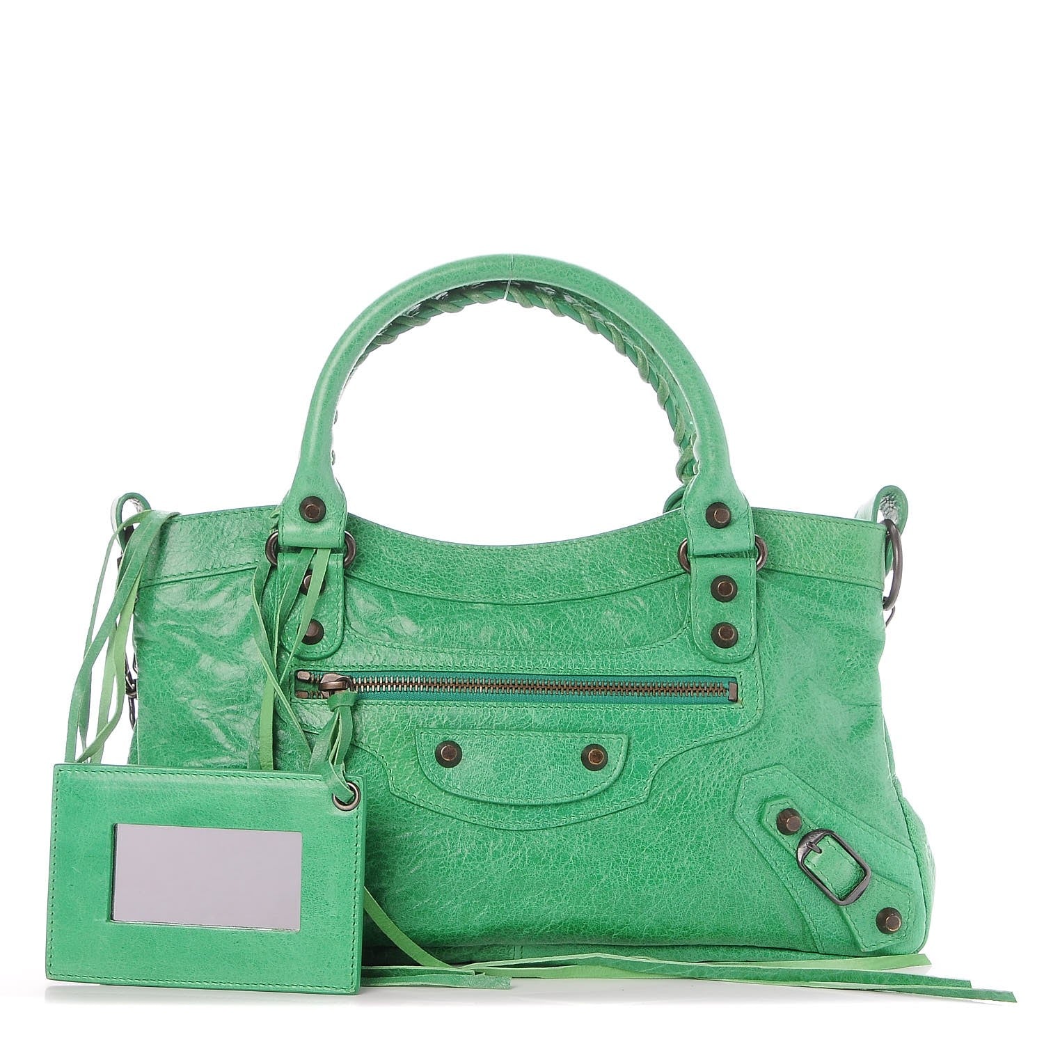 Balenciaga Agneau Classic Hardware First Vert Poker 1 of 10