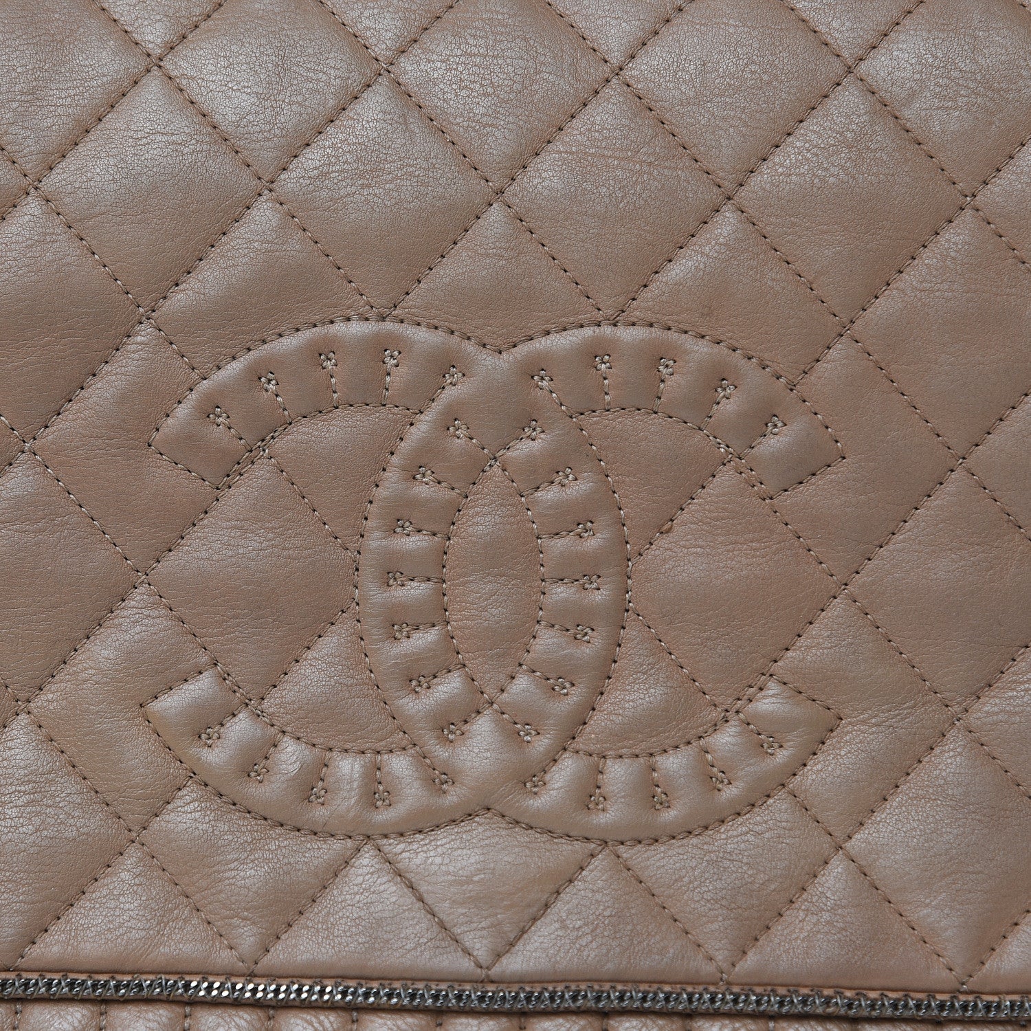 Chanel Calfskin Quilted Istanbul Flap Beige 13 of 16