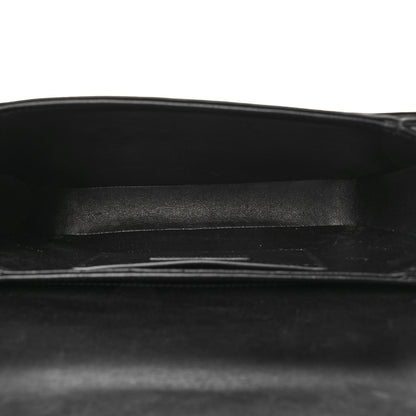 Saint Laurent Box Calfskin Monogram Medium Solferino Satchel Black 5 of 12