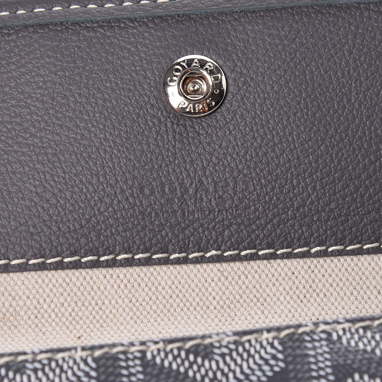 Goyard Goyardine Pouch Grey 6 of 6