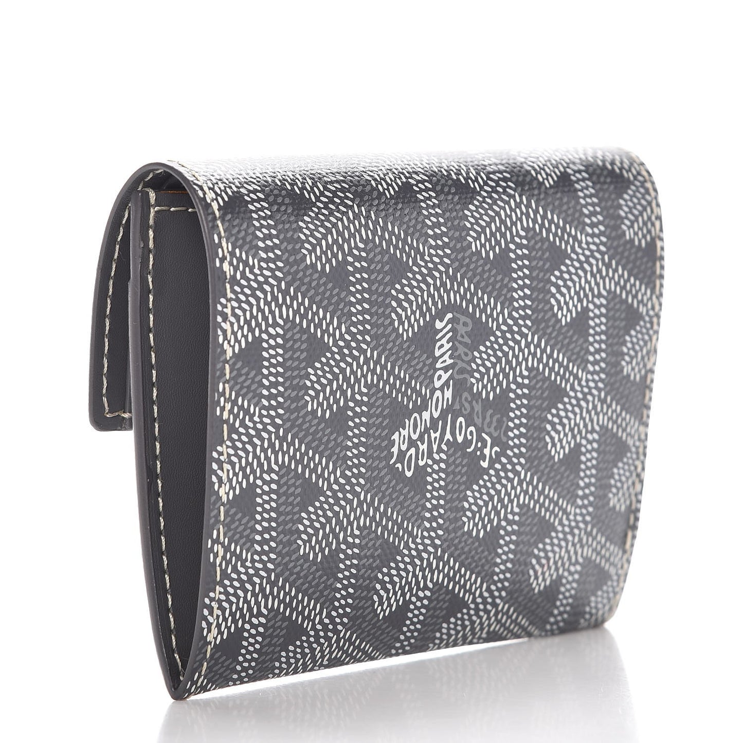 Goyardine Coin Purse Wallet Grey