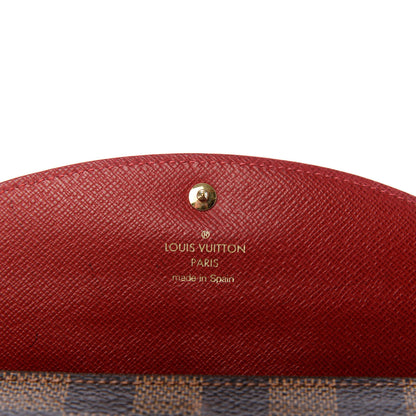 Louis Vuitton Damier Ebene Caissa Wallet Cherry 6 of 6