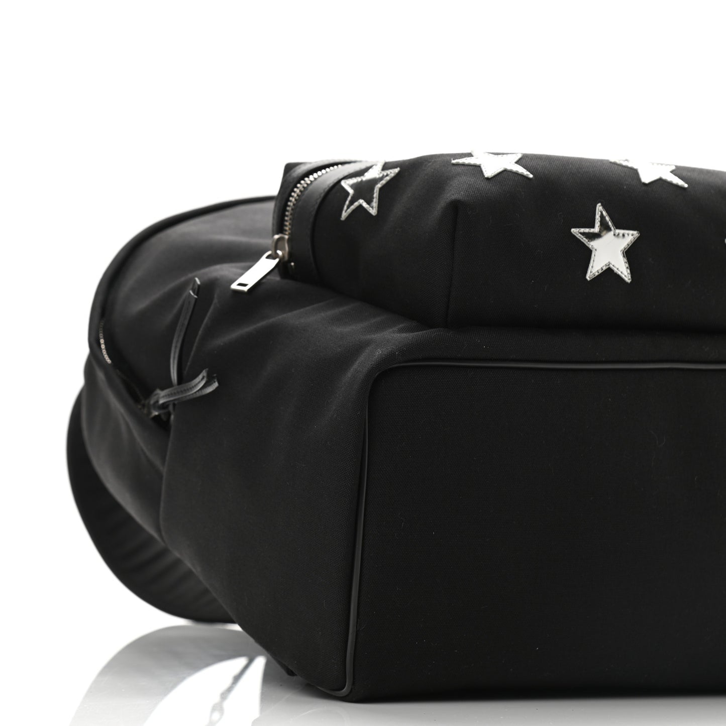 Canvas Stars Print Hunting Backpack Black Silver