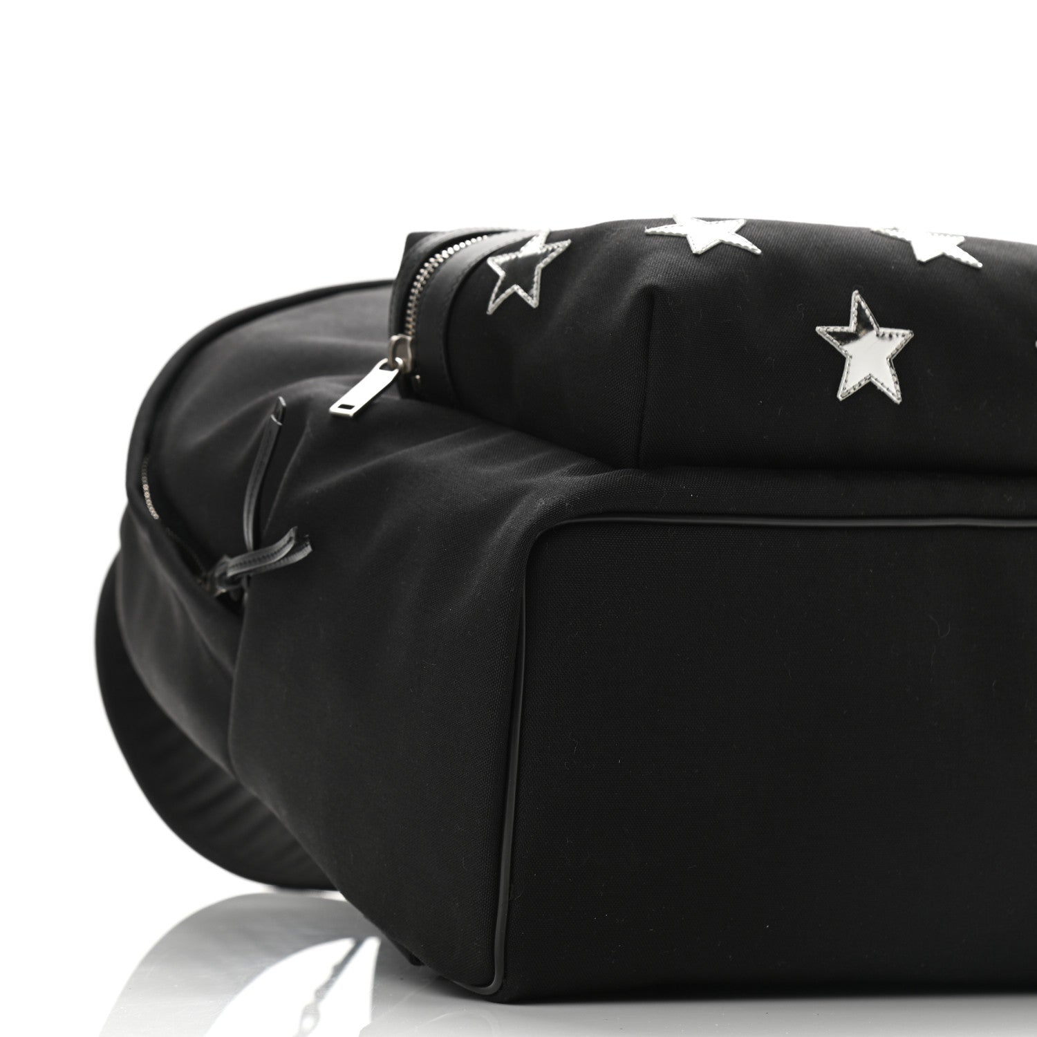 Saint Laurent Canvas Stars Print Hunting Backpack Black Silver 7 of 8