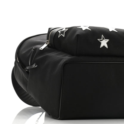 Saint Laurent Canvas Stars Print Hunting Backpack Black Silver 7 of 8