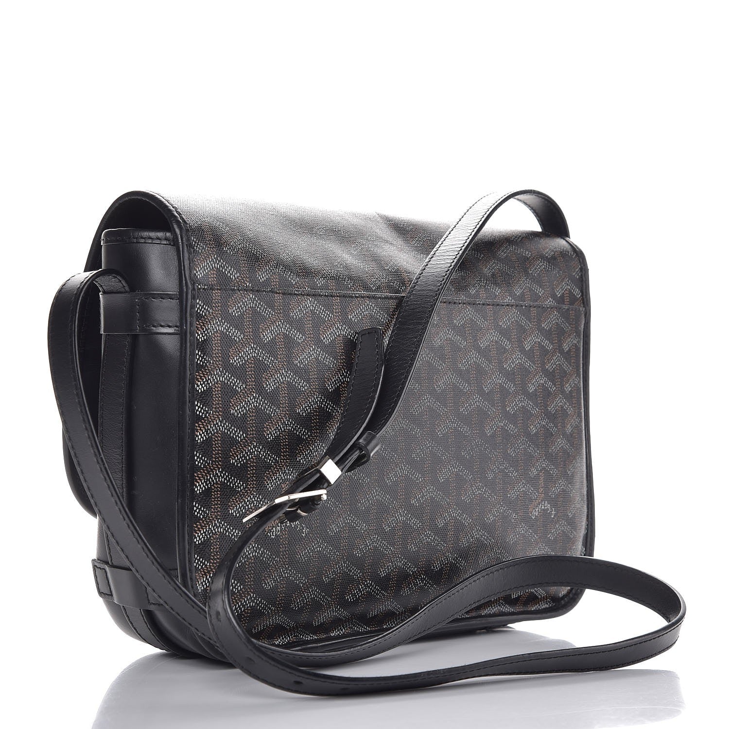 Goyard Goyardine Belvedere MM Messenger Bag Black 3 of 7