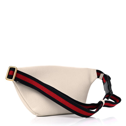 Gucci Grained Calfskin Small Logo Belt Bag White 3 of 12