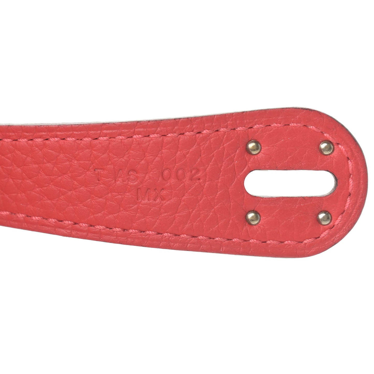 Taurillon Clemence Lindy 34 Rouge Pivoine