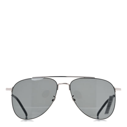 Saint Laurent Aviator Classic 11 Sunglasses Silver 2 of 6