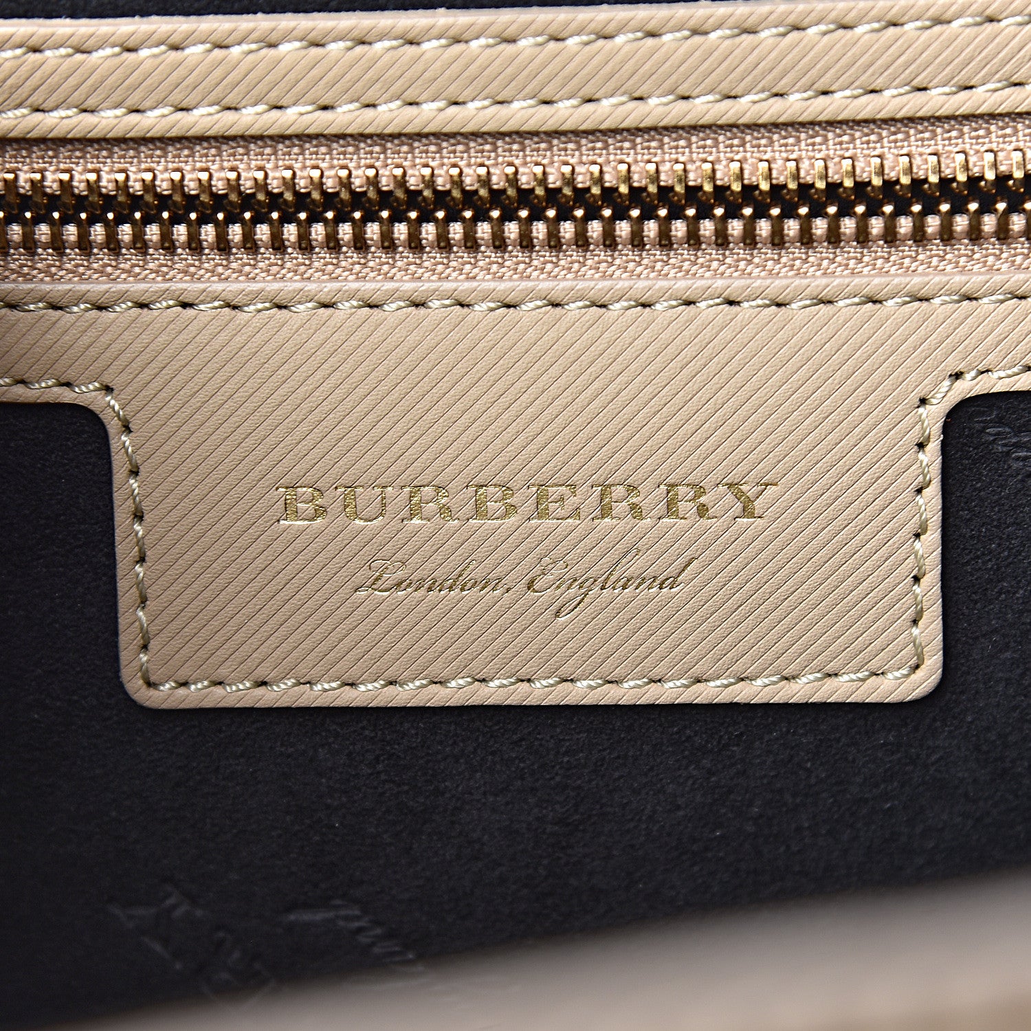 Burberry Trench Calfskin Large DK88 Top Handle Bag Honey 6 of 12