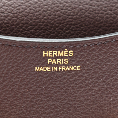 Hermes Evercolor Constance Slim Wallet Rouge Sellier 7 of 9