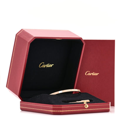 Cartier 18K Pink Gold Small LOVE Bracelet 18 5 of 5