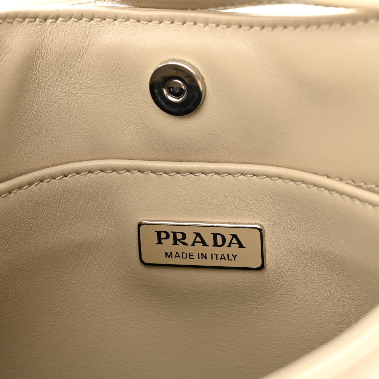 Prada Spazzolato Cleo Shoulder Bag Deserto 6 of 10