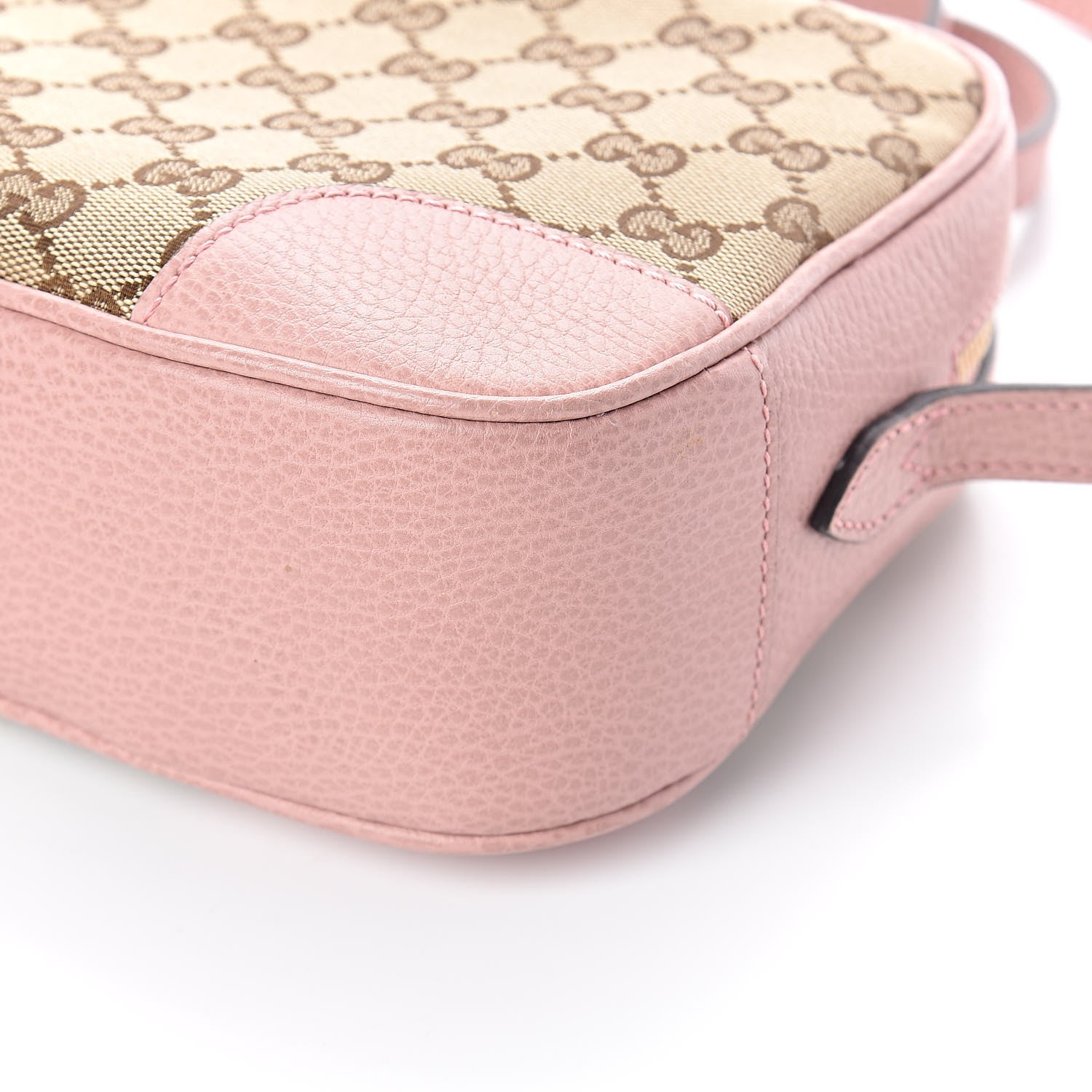 Gucci Monogram Mini Bree Messenger Bag Beige Soft Pink 9 of 9