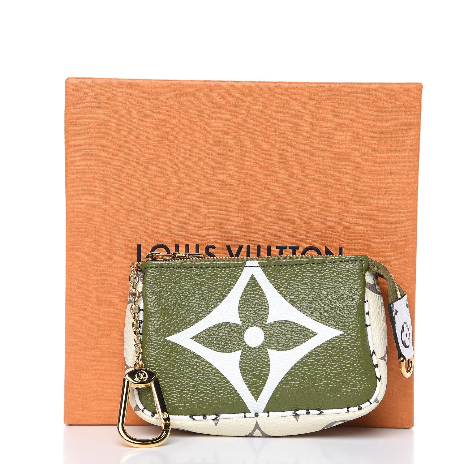Louis Vuitton Monogram Giant Micro Pochette Accessories Kaki White 8 of 8