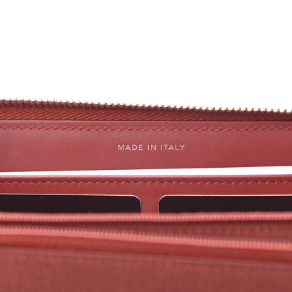 Chanel Caviar Quilted Large Gusset Zip Around Wallet Red 7 of 9