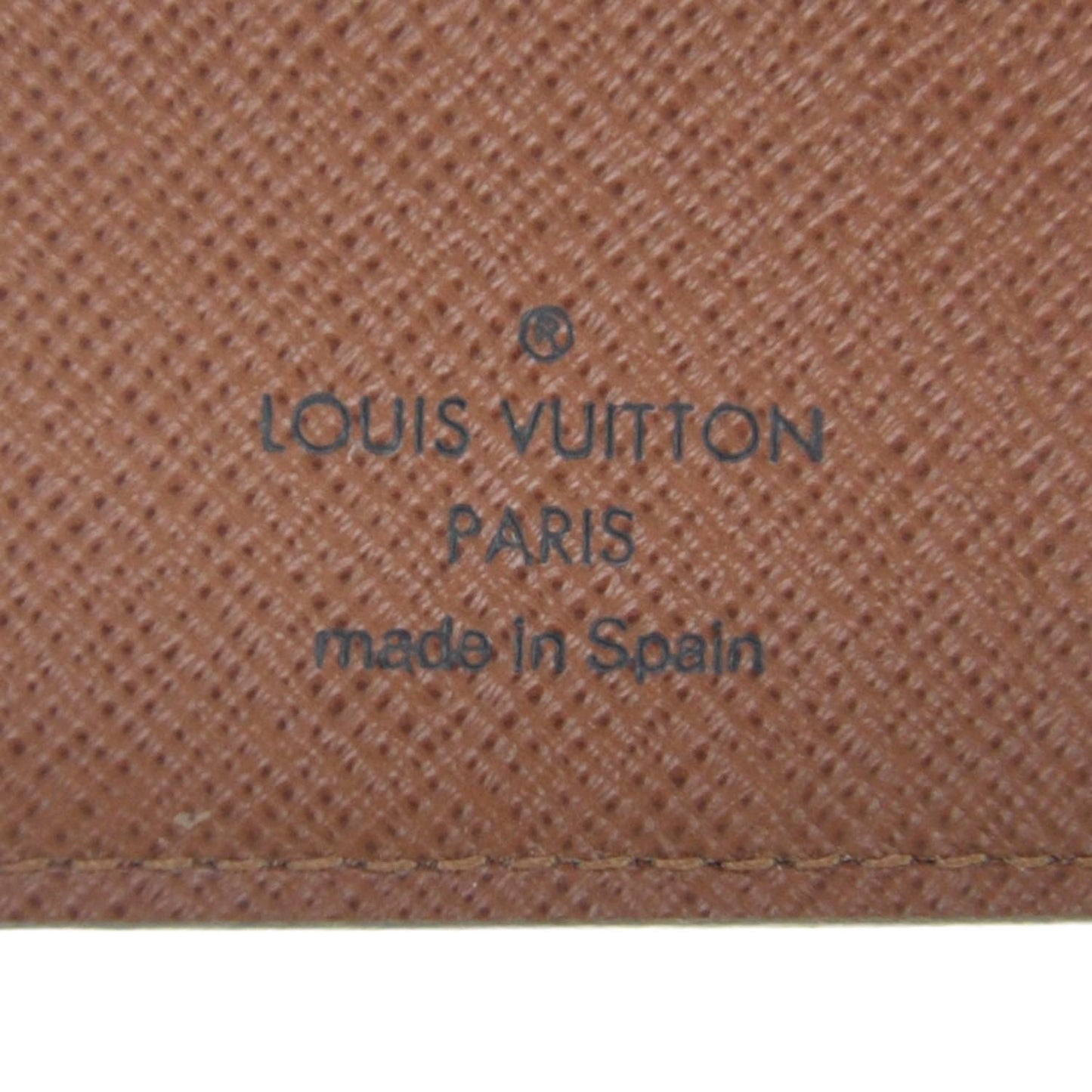 Monogram Pocket Agenda Cover