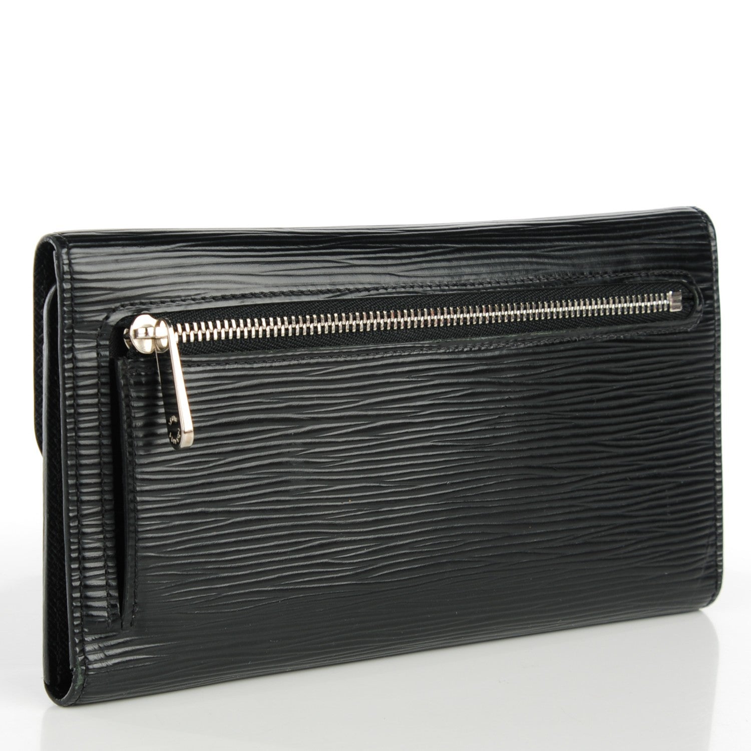 Louis Vuitton Epi Eugenie Wallet Black 3 of 7