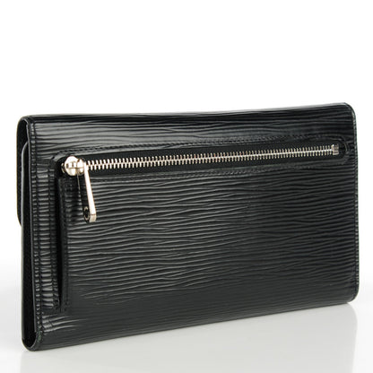 Louis Vuitton Epi Eugenie Wallet Black 3 of 7