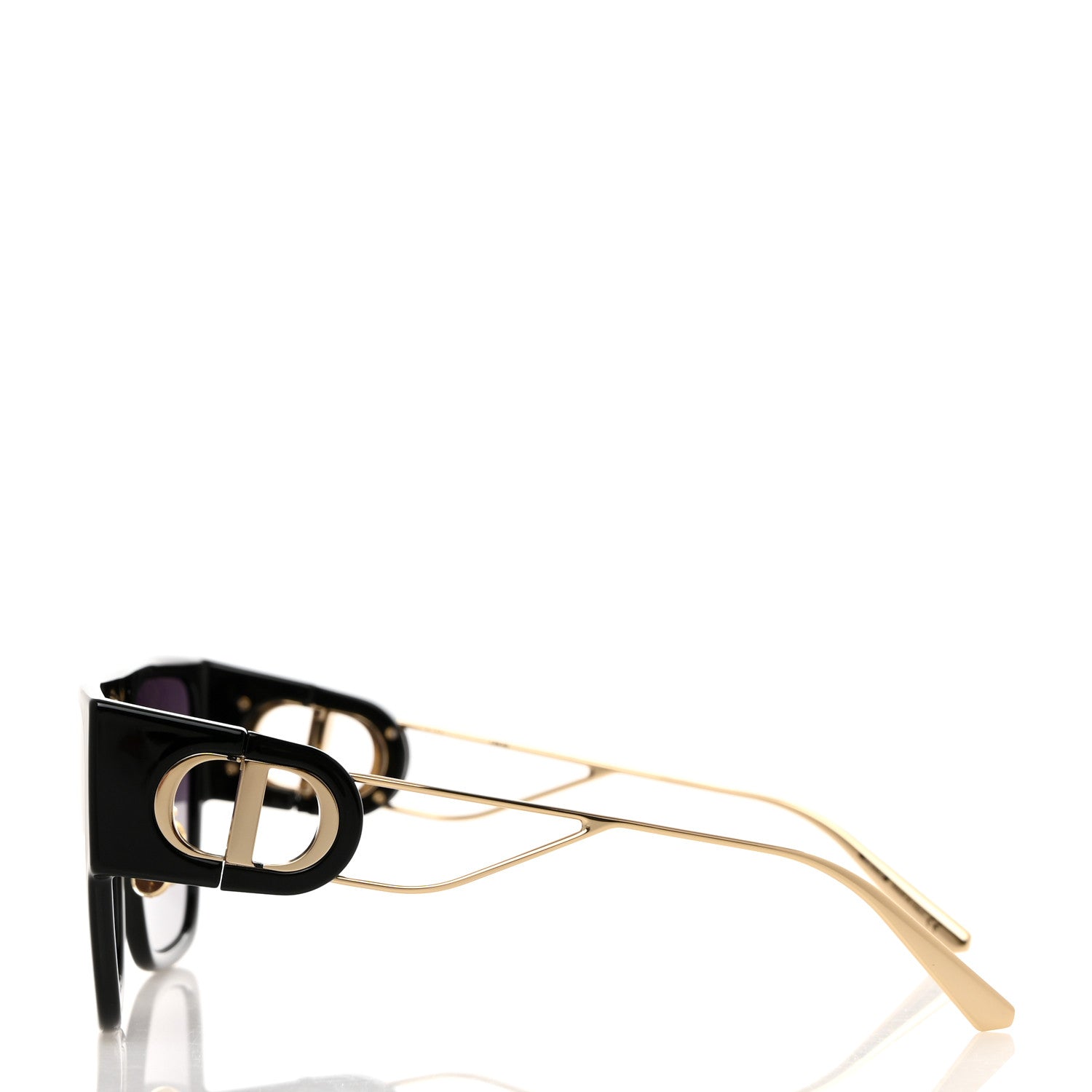 Christian Dior Rectangular 30 Montaigne S3U Sunglasses Black 3 of 7
