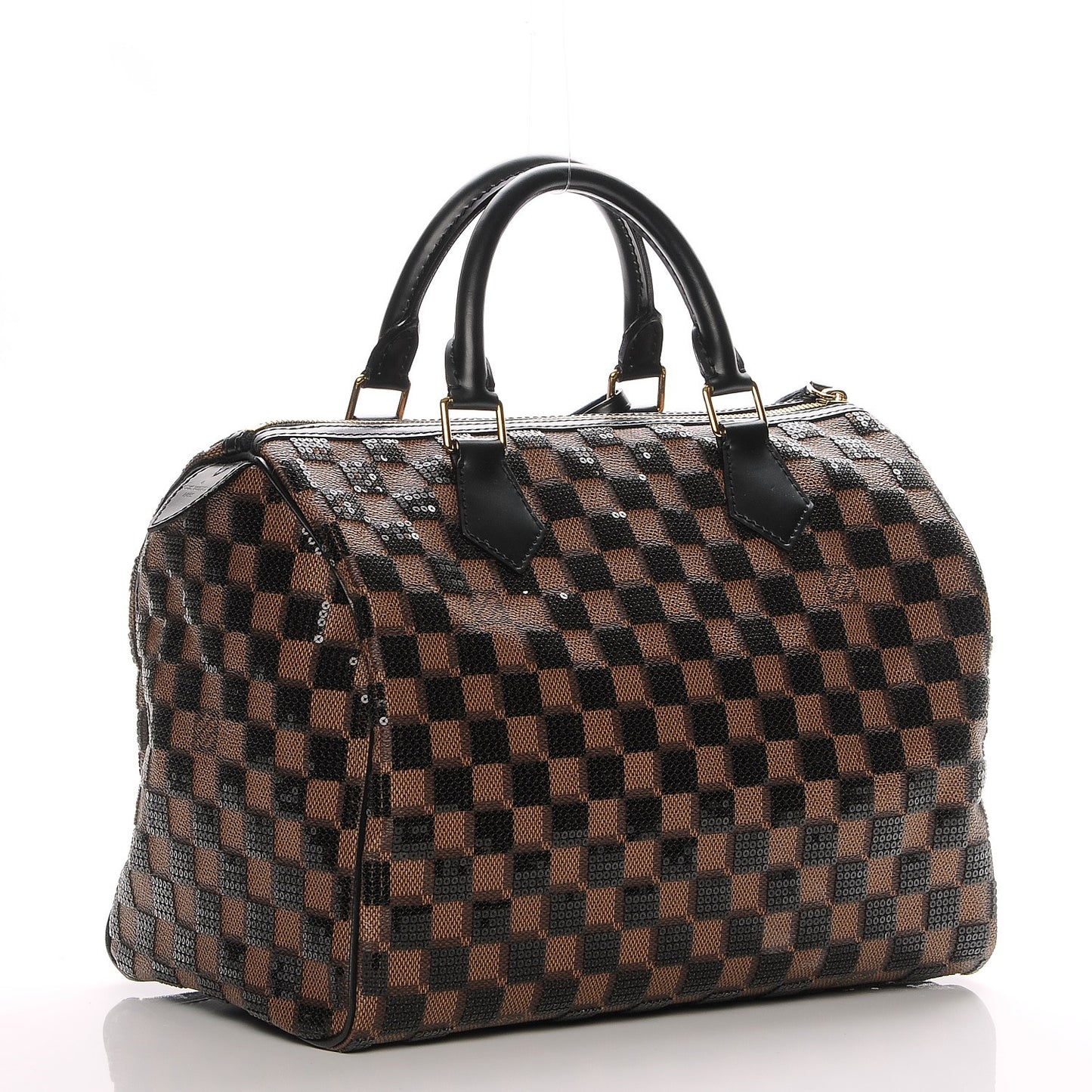 Damier Paillettes Speedy 30 Black