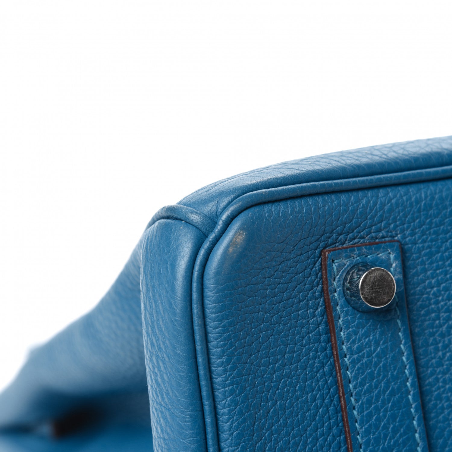 Hermes Togo Birkin 35 Bleu Azteque 10 of 17