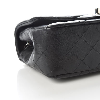 Chanel Lambskin Quilted Mini Rectangular Flap Black 5 of 10