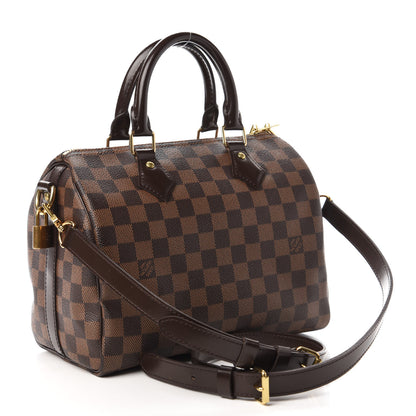 Louis Vuitton Damier Ebene Speedy Bandouliere 25 3 of 10