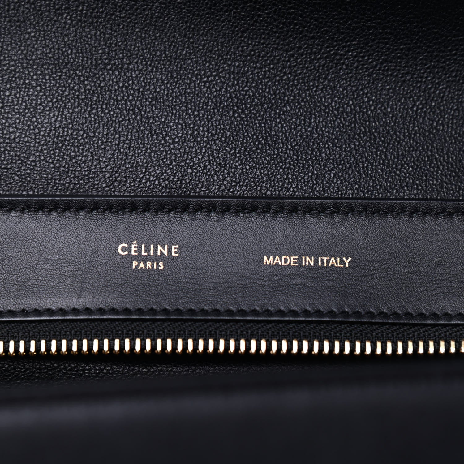 Celine Drummed Calfskin Suede Medium Trapeze Chalk 6 of 9