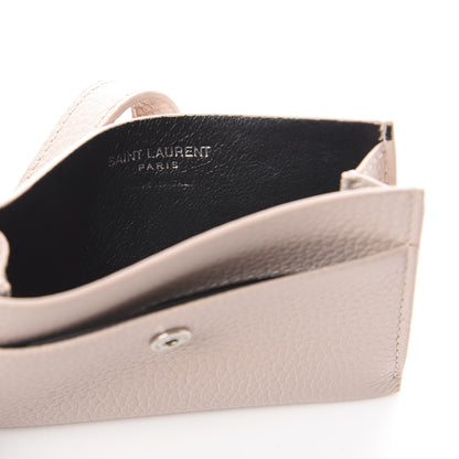 Saint Laurent Grained Calfskin Sac De Jour Souple Card Case Marble Pink 5 of 5